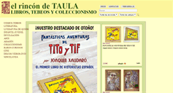 Desktop Screenshot of elrincondetaula.com
