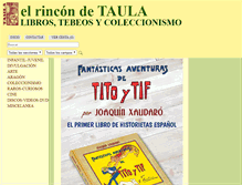 Tablet Screenshot of elrincondetaula.com
